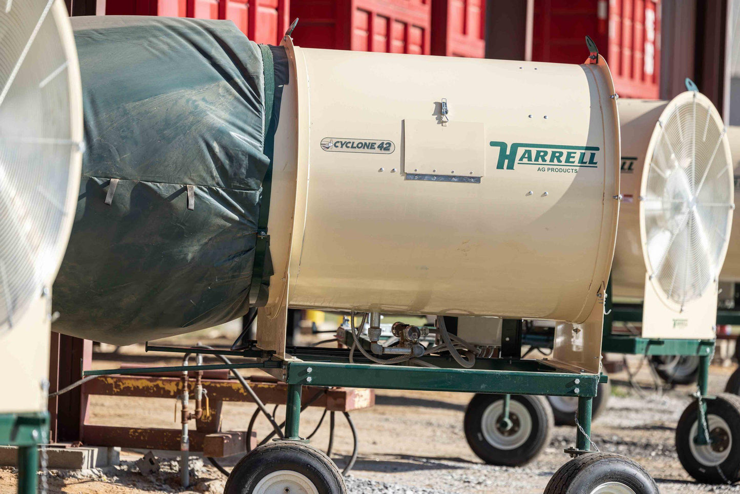 Harrell | Cyclone 42 | 42” Fan | Industrial Grain Dryer | For Peanut & Crop Drying