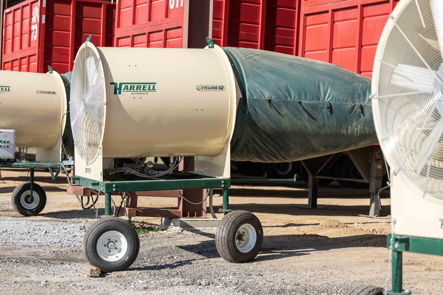 Harrell | Cyclone 42 | 42” Fan | Industrial Grain Dryer | For Peanut & Crop Drying