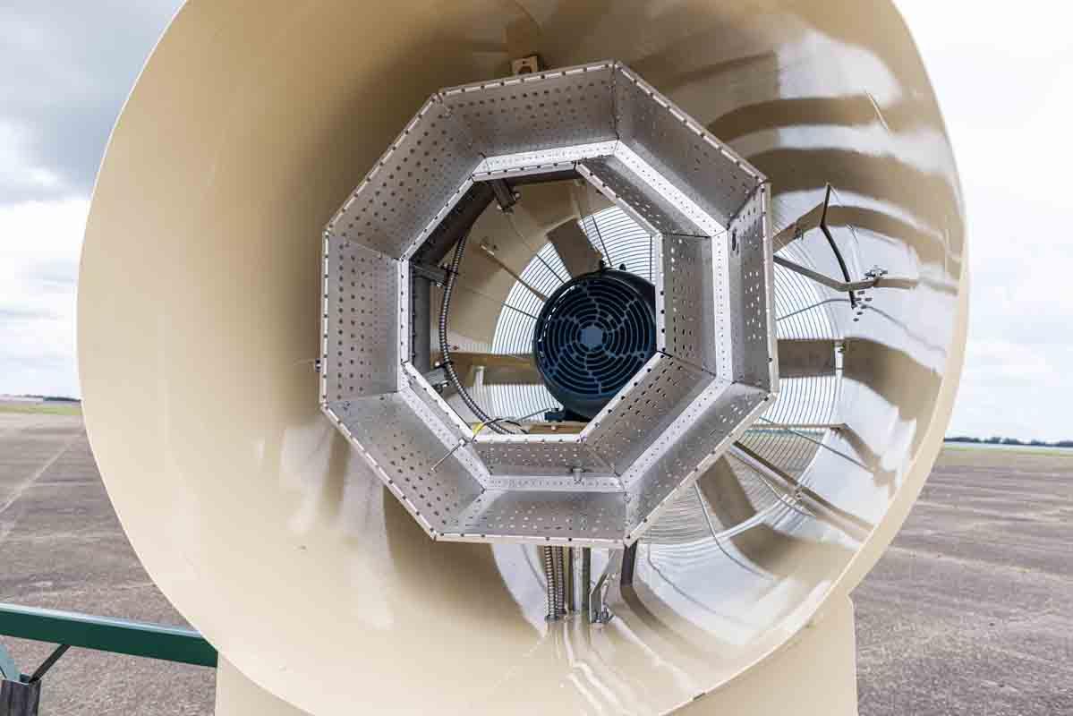 Harrell | Cyclone 42 | 42” Fan | Industrial Grain Dryer | For Peanut & Crop Drying