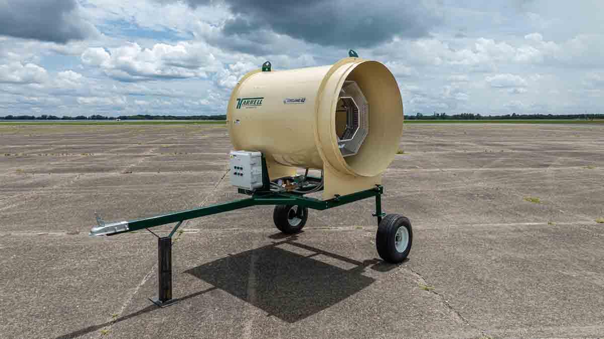 Harrell | Cyclone 42 | 42” Fan | Industrial Grain Dryer | For Peanut & Crop Drying