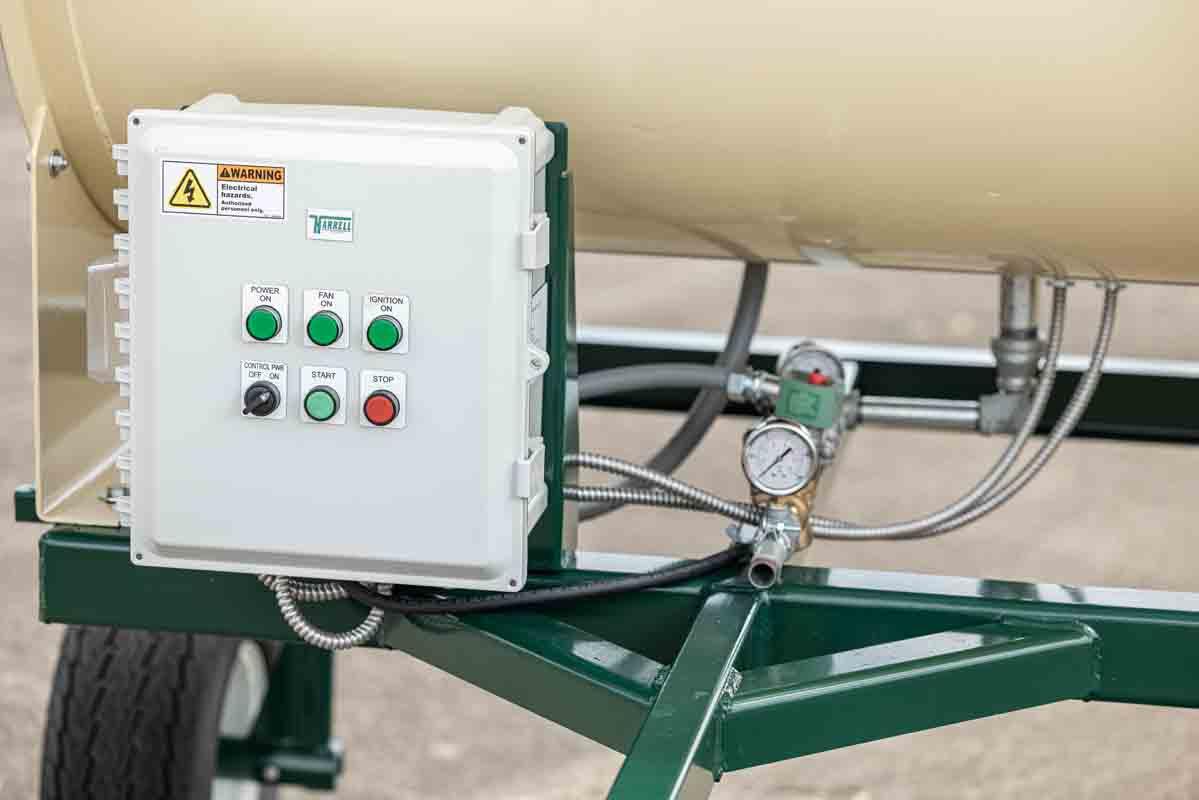 Harrell | Cyclone 42 | 42” Fan | Industrial Grain Dryer | For Peanut & Crop Drying