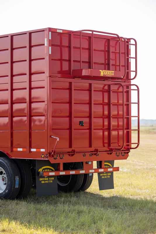 Harrell Ag | Drying Van | Model 45' & 48' Feet | Trailer Width 102" inches | HorsePower 100+ HP | For Tractors & Semi Trucks