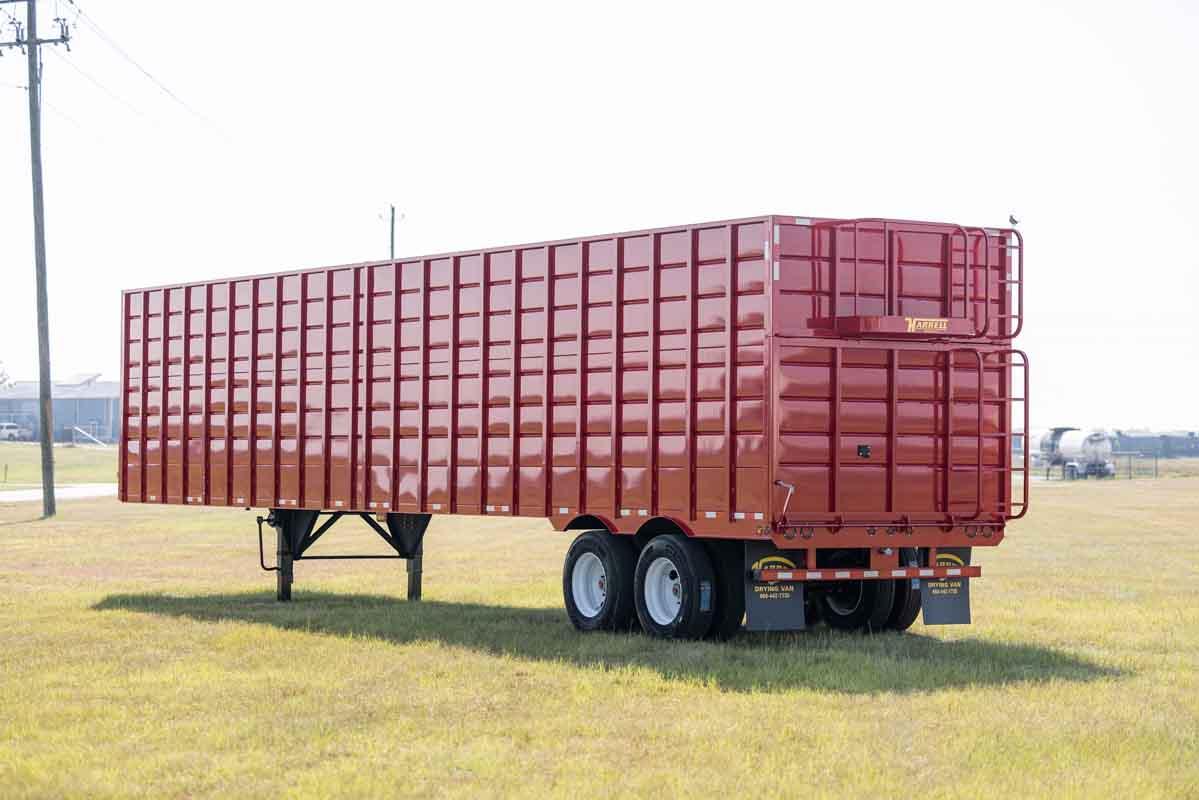 Harrell Ag | Drying Van | Model 45' & 48' Feet | Trailer Width 102" inches | HorsePower 100+ HP | For Tractors & Semi Trucks