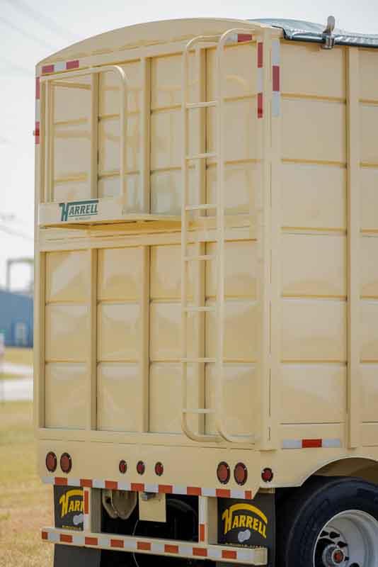 Harrell Ag | Harvest Hopper | Length 45' Feet | Heavy-Duty Grain & Peanut Trailer | HorsePower 100+ HP | For 100+ HP Tractors & Semi Trucks