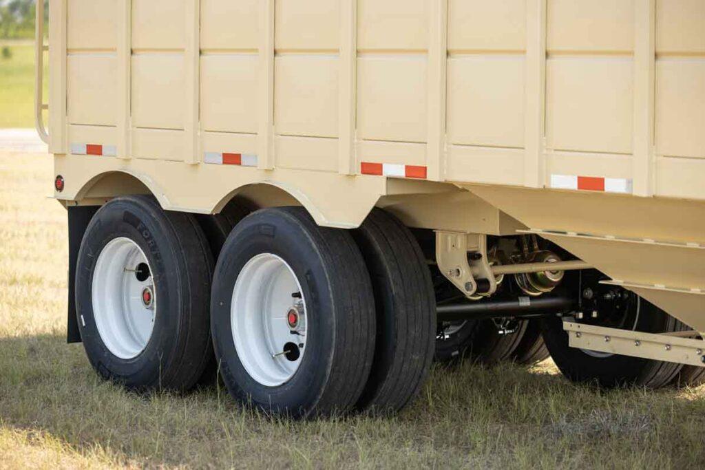 Harrell Ag | Harvest Hopper | Length 45' Feet | Heavy-Duty Grain & Peanut Trailer | HorsePower 100+ HP | For 100+ HP Tractors & Semi Trucks