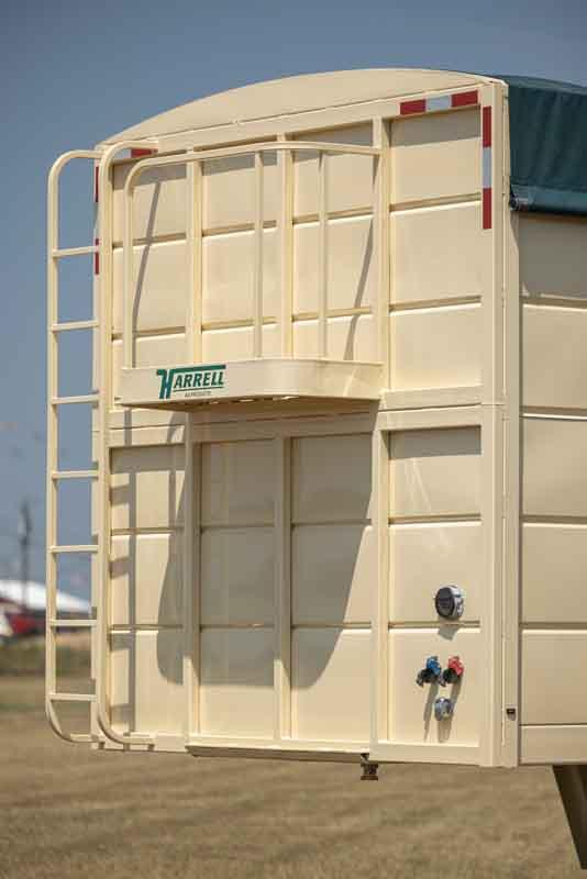 Harrell Ag | Harvest Hopper | Length 45' Feet | Heavy-Duty Grain & Peanut Trailer | HorsePower 100+ HP | For 100+ HP Tractors & Semi Trucks