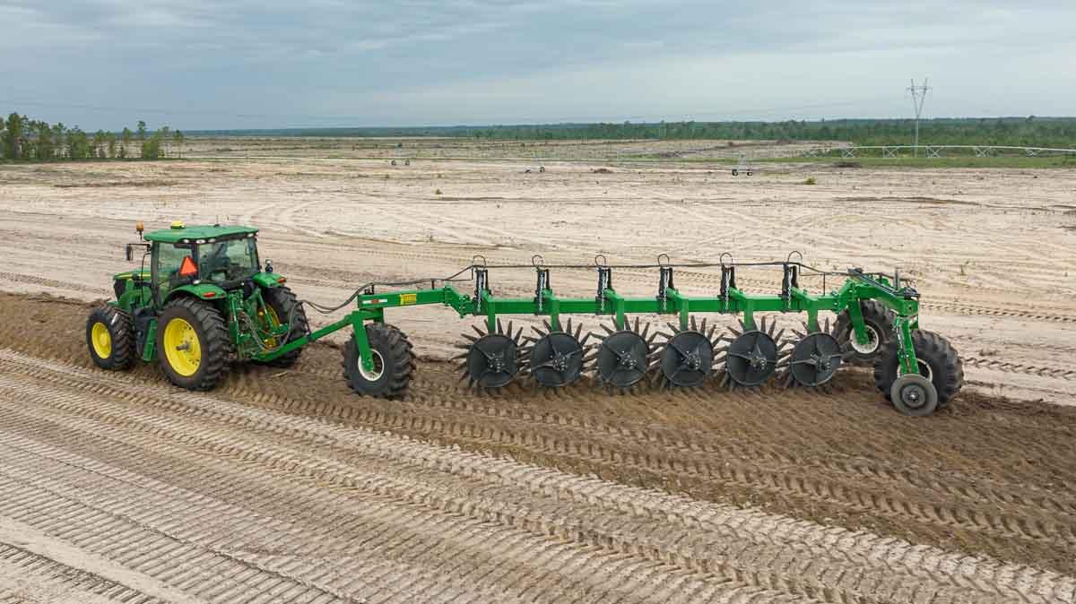 Harrell Ag | Rock N' Root Rake | 12' Working Width | Land Clearing | HorsePower 60-200+ HP | For 60-200+ HP Tractors