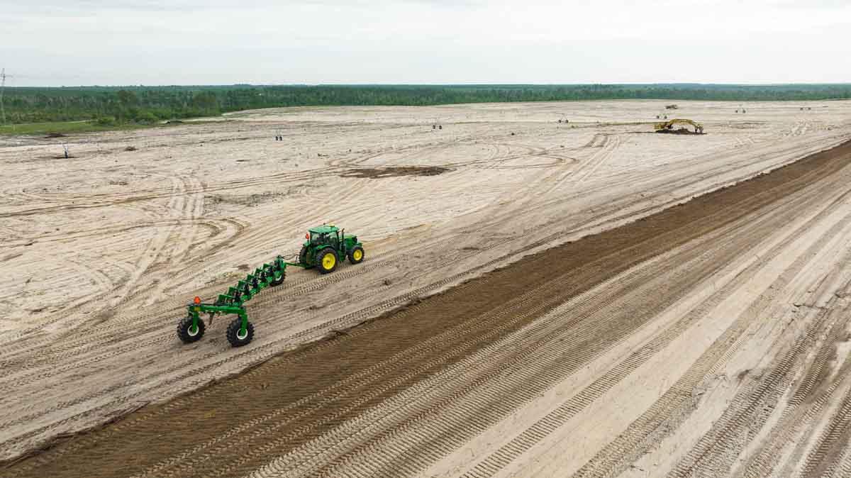 Harrell Ag | Rock N' Root Rake | 12' Working Width | Land Clearing | HorsePower 60-200+ HP | For 60-200+ HP Tractors