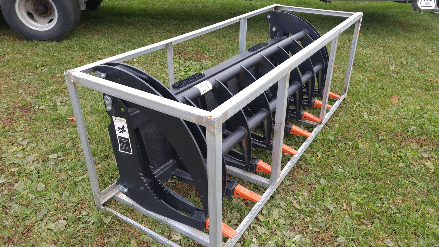 Paladin Root Rake Less Grapple | 78' Working Width | 60-100 HP | For Backhoe