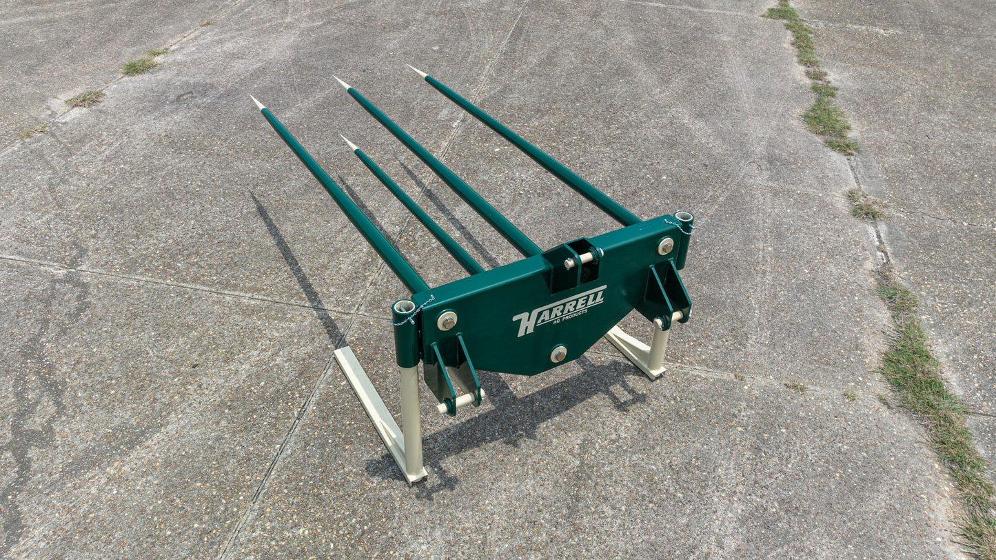 Harrell Ag | Cotton Spear | Interchangeable Tip System | Rotating Leg Stands | HorsePower 150-250 HP | For Tractors