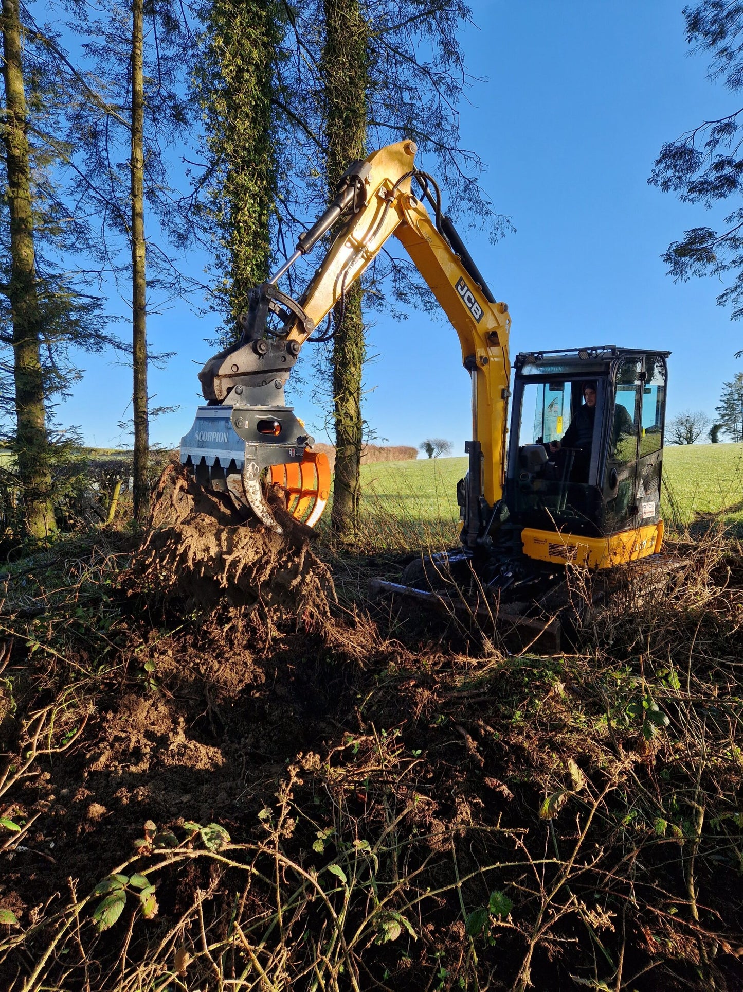 MDE Machinery | Scorpion Grapple | Model S500 To S1900 | Width 26.4" To 75" Inches | Machine Size 1.5 - 55 Tons | For Excavators