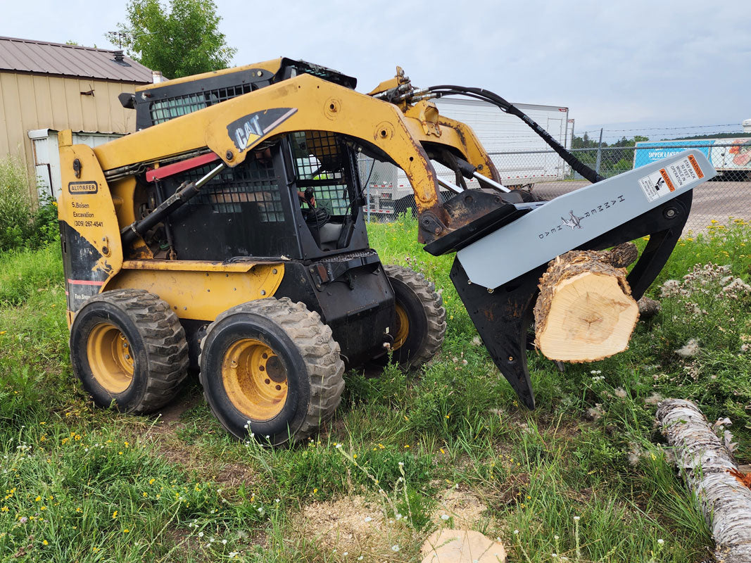 Hammer Head Rigid Grapple Saw | Model GS-44 | Grapple Opening 44" | Hydraulic Flow 15.5-21 GPM | For Skid Steers, Wheel Loaders & Tractors