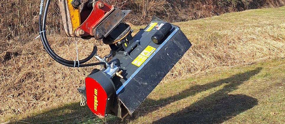 Seppi | Flail Mulcher | Model H3 125 | Working Width 49" Inches | Machine Size 6 To 10 Ton | For Excavators
