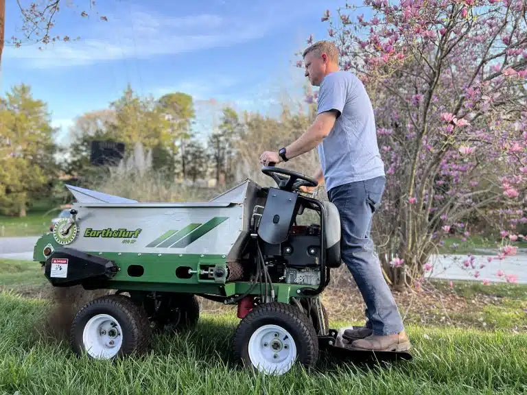 Earth & Turf | MultiSpread | 410SP | Stand-On Top Dresser | 35.25" Width | 30" Spread Width | 13HP Honda Engine