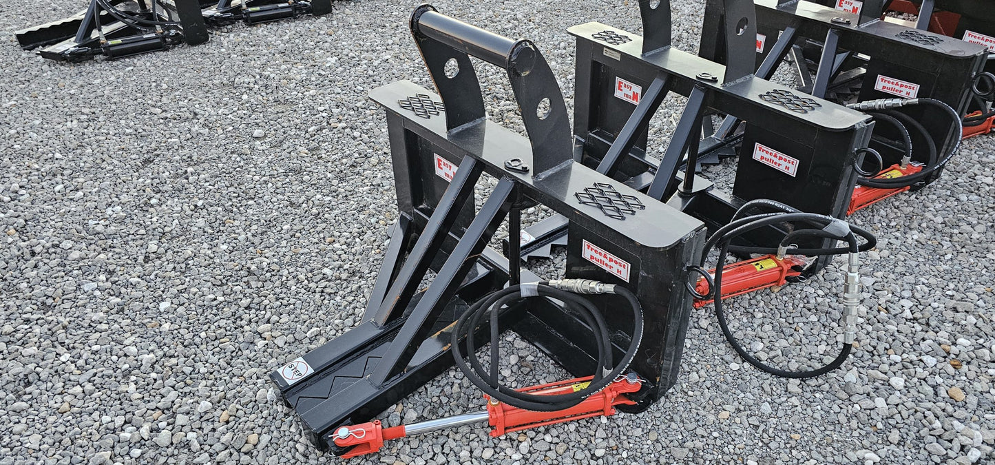 Industrias America HD Tree Puller | Maximum Cutting Capacity 6" | Hydraulic Flow Range 10 To 20 GPM | For Skid Steers