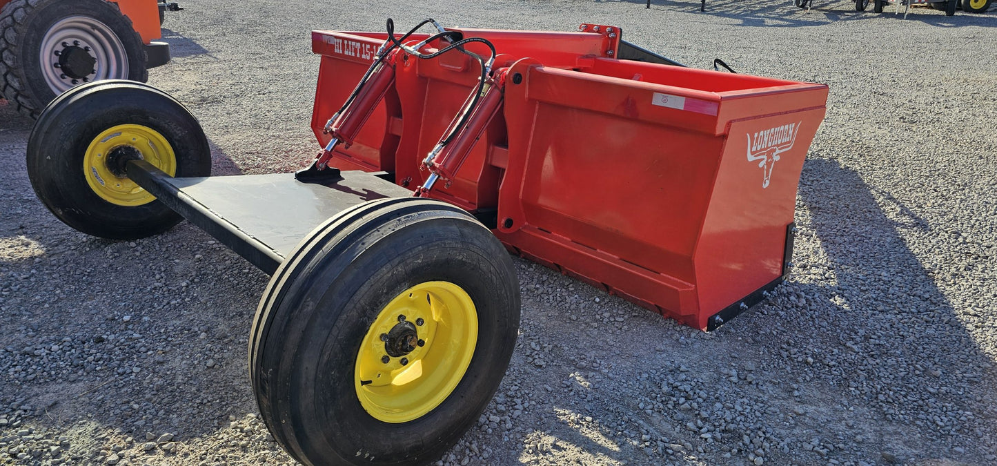 Industrias America Box Scraper | Model Hi Lift 15-10 | Working Width 10' | Box Depth 32" | Horsepower 90 To 150 HP | For Tractors