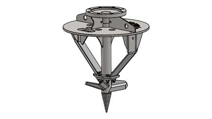Baumalight Small Stump Planner Bits | Model D002771 | 2" Hex x 8" - 2" Hex x 20" Attachment Size | 650 lbs | Hydraulic Flow 20 To 45 GPM | For Skid Steer