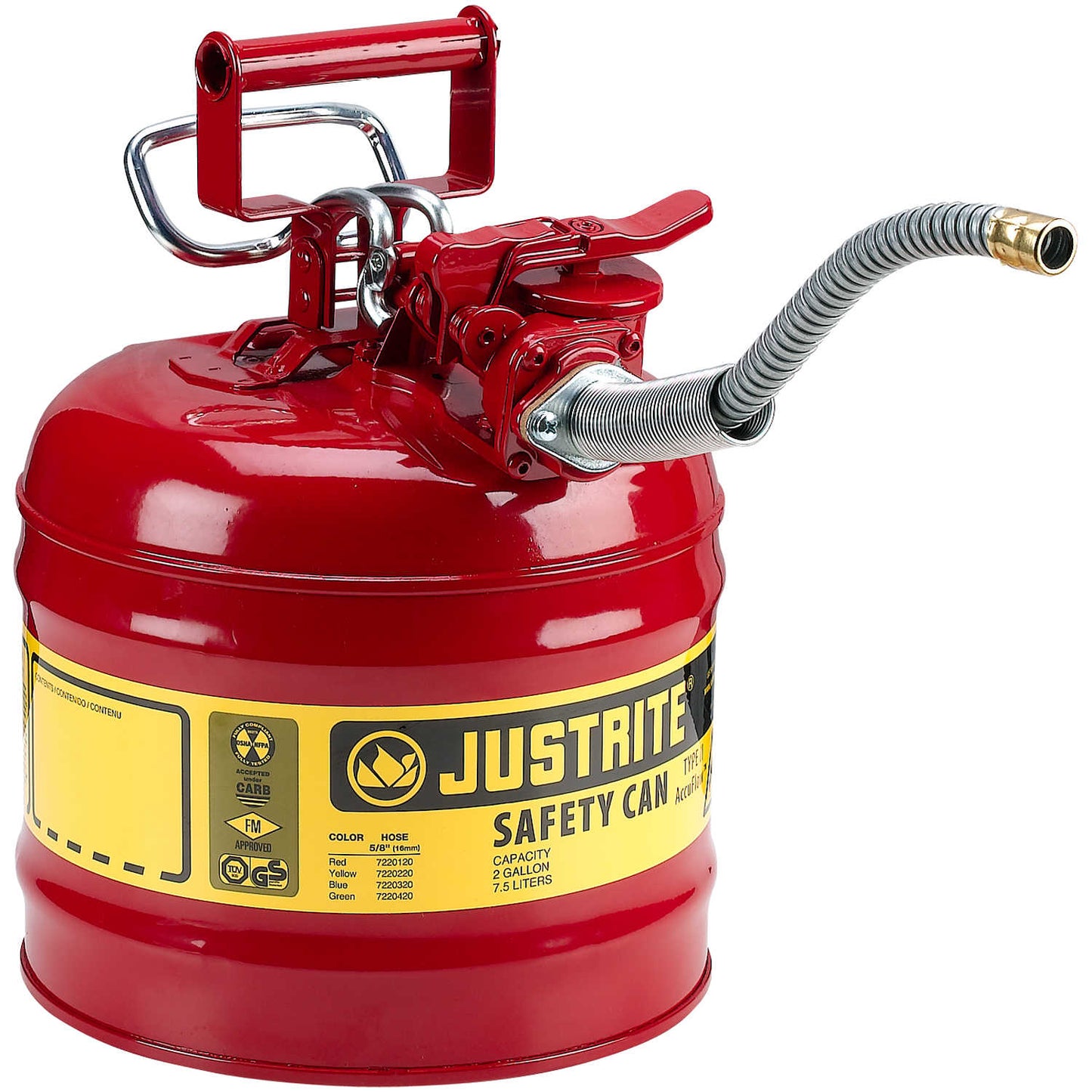 Justrite Logo Justrite® Type II AccuFlow™ Safety Cans