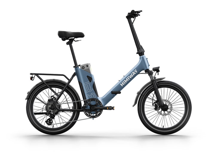 Himiway Foldable Electric Commuter Bike | Model B-3 | Length 63.8" | Battery 48V 15Ah | Range 70 Miles | 500W Hub Motor