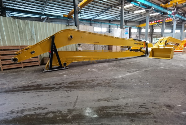Bedrock Attachments Long Reach Arm and Boom | Reach 66' Ft | Machine Size 30-35 Tons | For Excavators CAT 329E/329EL/329F/330F/330FL