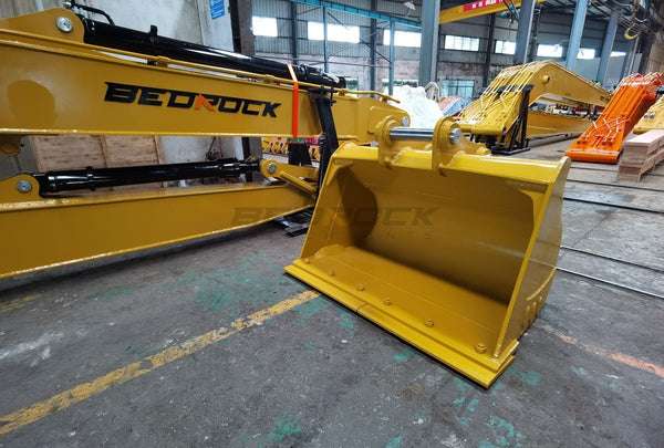 Bedrock Attachments Long Reach Arm and Boom | Reach 66' Ft | Machine Size 30-35 Tons | For Excavators CAT 329E/329EL/329F/330F/330FL