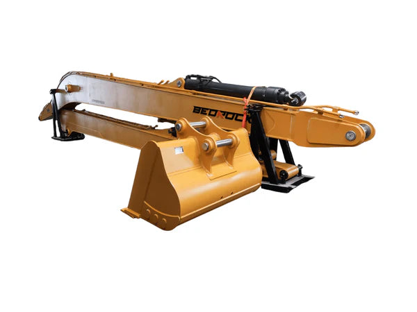 Bedrock Attachments Long Reach Arm and Boom | Reach 66' Ft | Machine Size 30-35 Tons | For Excavators John Deere 350