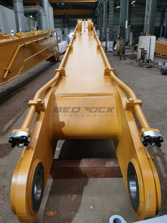 Bedrock Attachments Long Reach Arm and Boom | Reach 66' Ft | Machine Size 40-45 Tons | For Excavators John Deere 450 / Hitachi 450