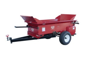 Millcreek | Small Top Dresser | Model 2100 Turf Tiger | 28 cu. ft. Capacity | Ground Driven | Horsepower15HP | For Tractor