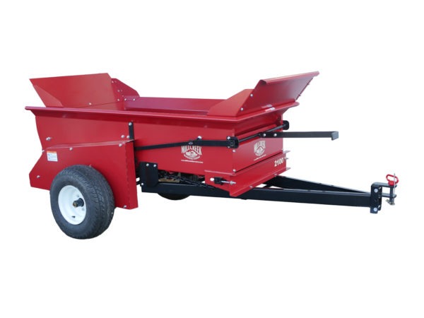 Millcreek | Small Top Dresser | Model 2100 Turf Tiger | 28 cu. ft. Capacity | Ground Driven | Horsepower15HP | For Tractor