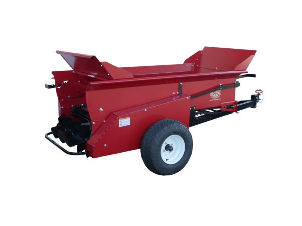 Millcreek | Small Top Dresser | Model 2100 Turf Tiger | 28 cu. ft. Capacity | Ground Driven | Horsepower15HP | For Tractor