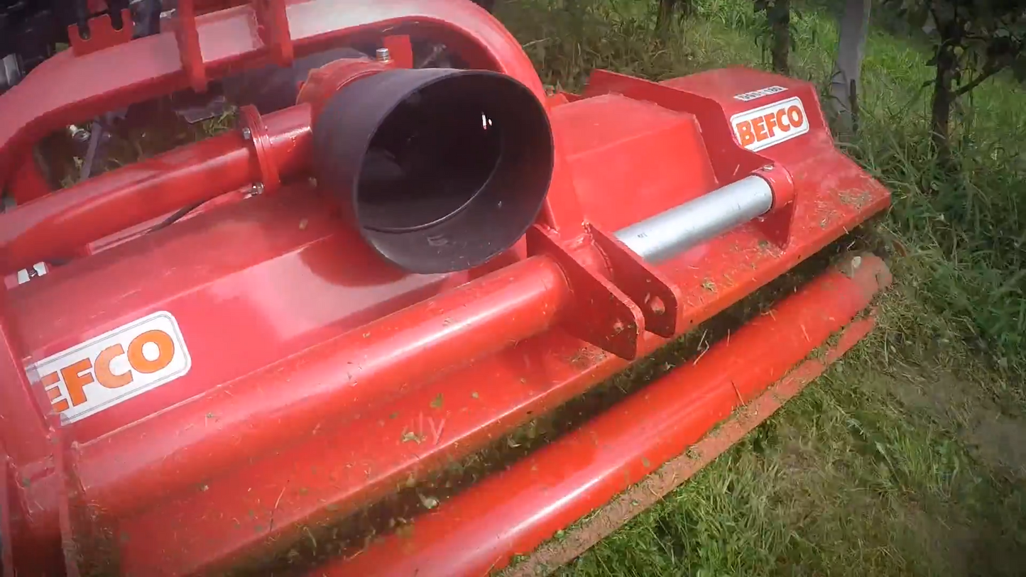 Befco | Destroyer Flail Shredder | Model D90 Series | Width 60" To 88" | Horsepower 40–90 HP | Side-Shift | Horsepower 40–90 HP | For Tractor