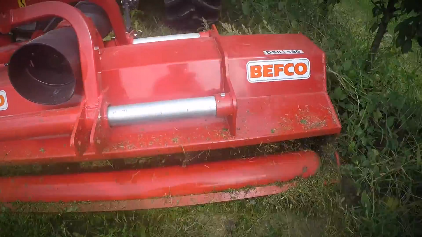 Befco | Destroyer Flail Shredder | Model D90 Series | Width 60" To 88" | Horsepower 40–90 HP | Side-Shift | Horsepower 40–90 HP | For Tractor