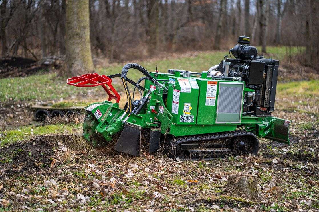Bandit Track Stump Grinder | 2025 Model 2550T | Width 35" inches | Engine Horsepower 49 HP