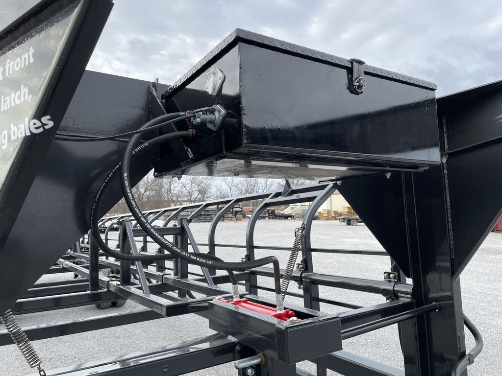 2024 Industrias America Double Wide Hay Trailer | Model 18x4 (Manual Dump) | Cradle Length 36' | 2 x 10,000 lb Spring Axles | Pull Type
