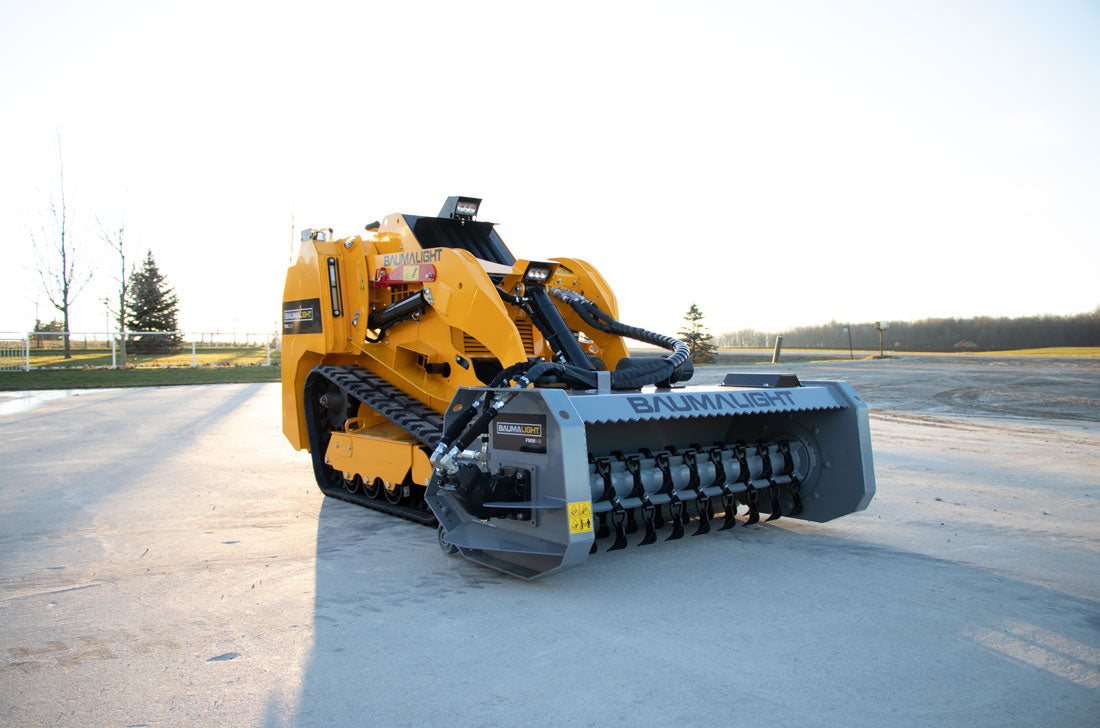 Baumalight Flail Mower | Model FMM-148 | Cutting Width 48" Inches | Hydraulic Flow Range 8 To 15 GPM | For Mini Skid Steers