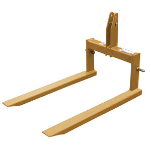 Northstar Attachments Pallet Forks 3-Point Hitch | Model 1200 | Capacity 1500 lbs | 20–45 HP | For Tractors