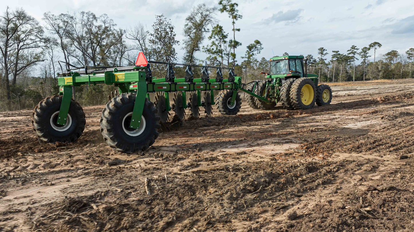 Harrell Ag | Rock N' Root Rake | 12' Working Width | Land Clearing | HorsePower 60-200+ HP | For 60-200+ HP Tractors