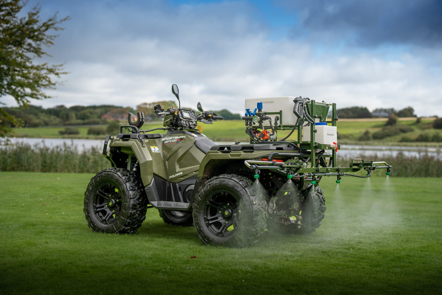 Faunamaster ATV Sprayer | Model FMS-70 | Working Width 120" inches (10' ft) Spray Boom | Capacity 15 Gallons | For ATV/UTVs
