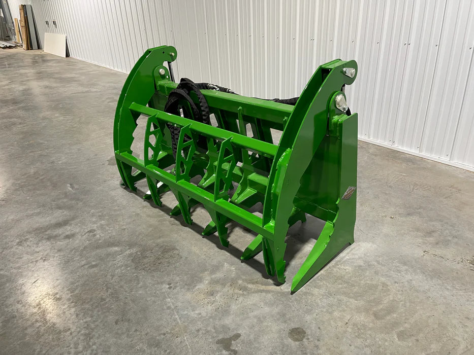 Top Dog Attachments Granite Grapple | Width 54"-84" | Horsepower19 to 75 HP | John Deere Quick Attach | For Tractor