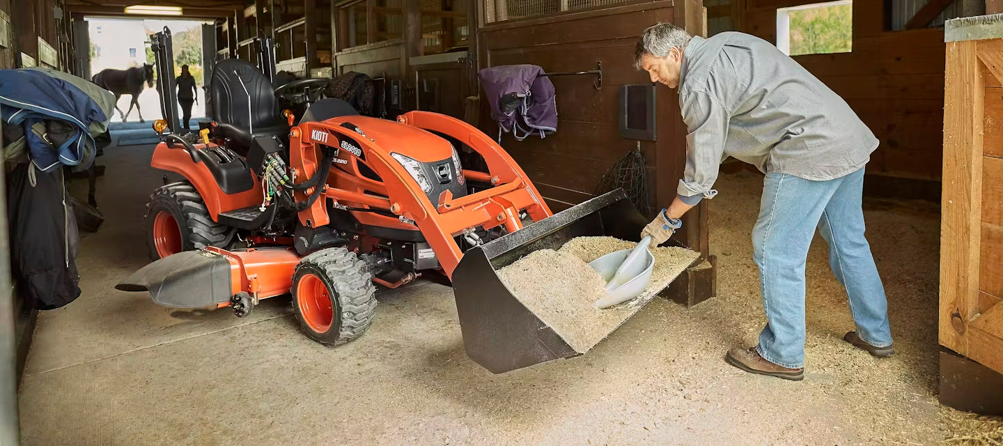 KIOTI | Hydrostatic Tractor with Loader | CS Series | CS2210 | 46.7" Width | 21 HP | For Compact Farming and Landscaping