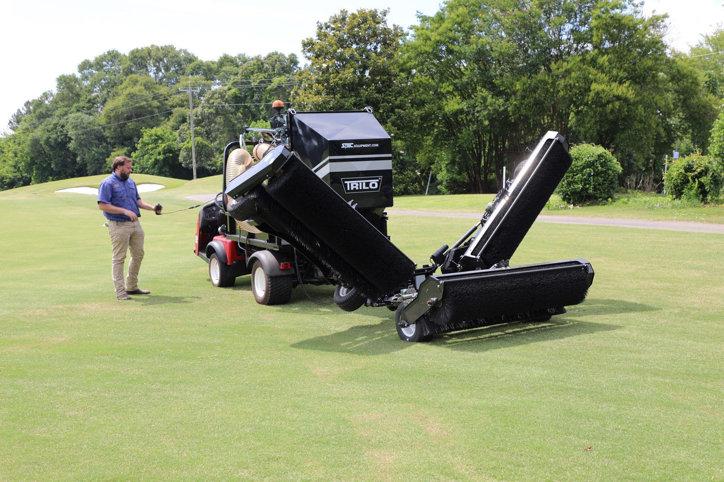 STEC Fairway Brush with Removable Drag Brush System | Model FB3 182" | for Tractor
