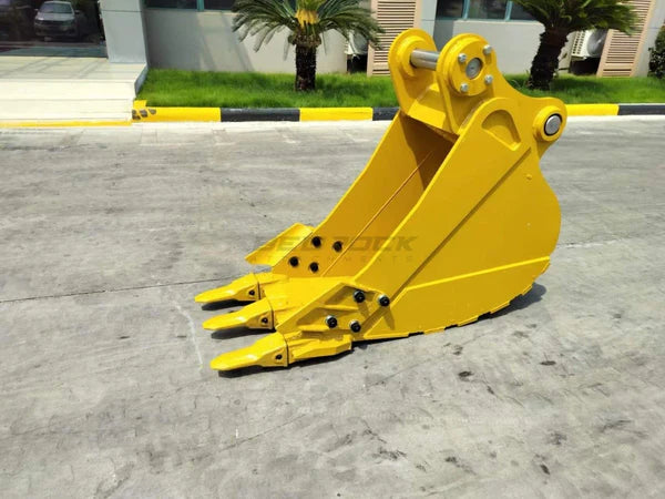 Bedrock Attachments Severe Service Rock Bucket | Model EB316SD-24-0.4 | Width 24" | Capacity 0.4 CU M | Machine Size 14-18 Tons | For Excavators CAT 316