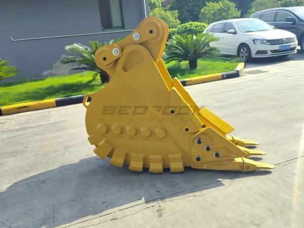 Bedrock Attachments Severe Service Rock Bucket | Width 24" | Capacity 0.46 CU M | Machine Size 18-24 Tons | For Excavators CAT 320