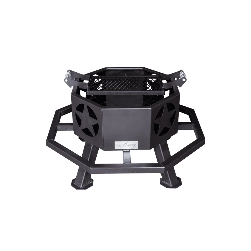 ASF 24-Inch Star Fire Pit | Model 24SF | 38" Wide | 107 lbs | for Outdoor Use