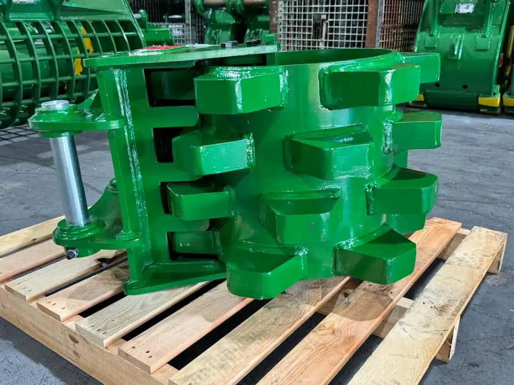 JMA Attachments Compaction Wheels | Compaction Width 25" inches | For 7 – 10 Tons Excavators