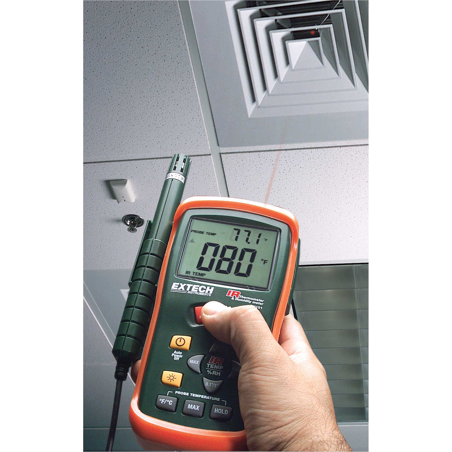 Extech® Hygro-Thermometer with Infrared Thermometer