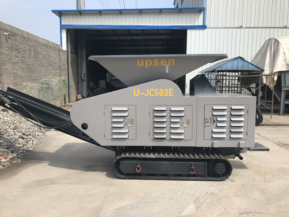 UPSEN Compact Jaw Crusher | Model U-JC503E | Capacity 10–15 t/h | Diesel Engine 18 kW