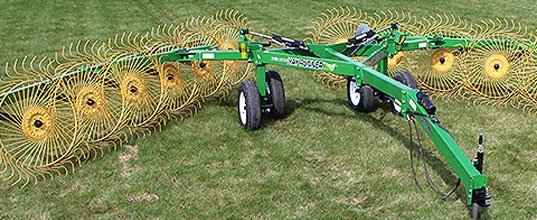 OGDEN METALWORKS Hay Rake V Rake | Model RCR series | Wheel Rake 8-12 | Width 55″–60" | For Tractor
