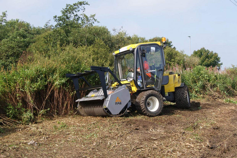 FAE | UML/SSL VT & SONIC Forestry Mulcher | Models 150 & 175 | Width 62" & 71.6" | Shreds Up to 7.9 Inches | Hydraulic Flow 115 & 200 GPM | For Skid Steers