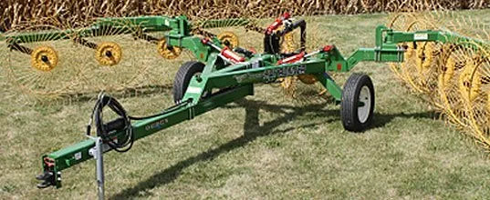OGDEN METALWORKS Hay Rake V Rake | Model RCR series | Wheel Rake 8-12 | Width 55″–60" | For Tractor